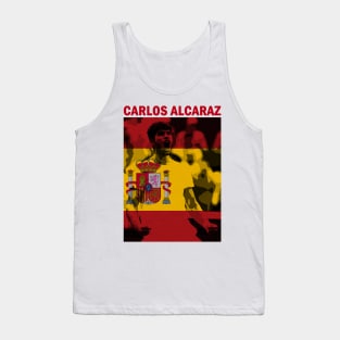 Alcaraz Engraved Spain Flag Tank Top